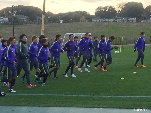 FIFAクラブワールドカップ ジャパン 2015 サンフレッチェ広島が開幕戦に向けて練習を開始