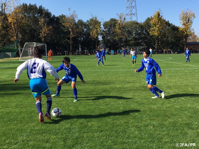 U-15日本代表候補「00ジャパン」　熊本トレーニングキャンプ　親善試合 vs 大津高校