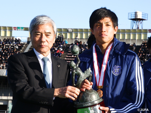 アパマンショップPresents 平成27年度第64回全日本大学サッカー選手権大会 関西学院大が全国大会夏・冬二冠を達成