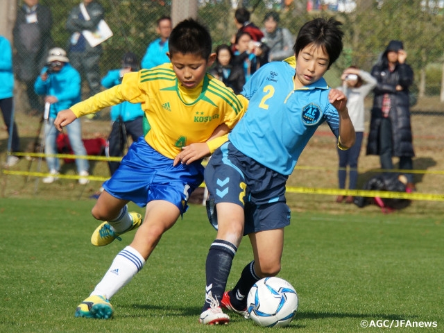 Exciting matches in each group in 39th Japan U-12 Football Championship