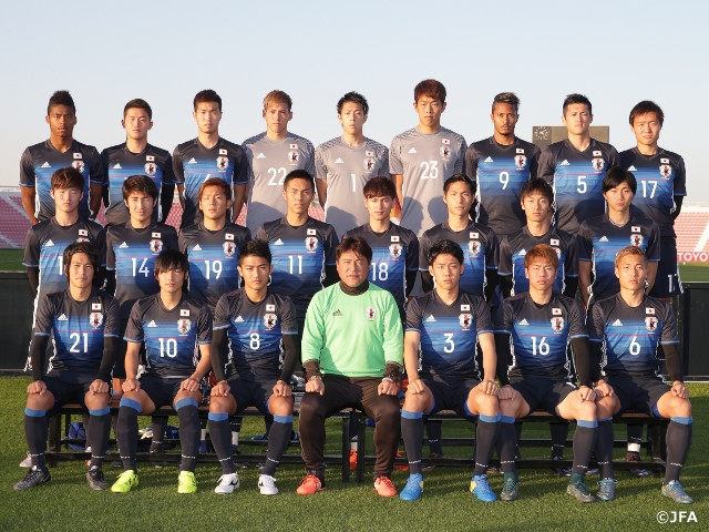 U-23 Japan National Team hold official practice session at opening match site