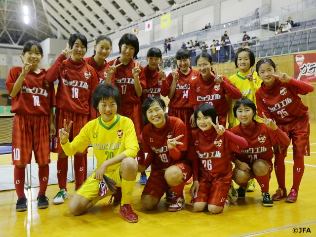 Maruoka win the 6th All Japan Youth (U-15) Women's Futsal Tournament for 1st time in three years, 3rd overall. 