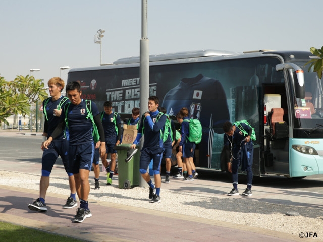 U-23日本代表　明日のイラン戦に向けてモチベーションを高める