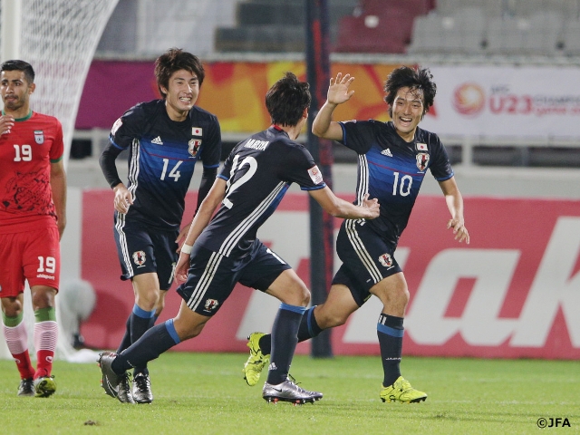 U-23日本代表　延長戦の末、イランを振り切る