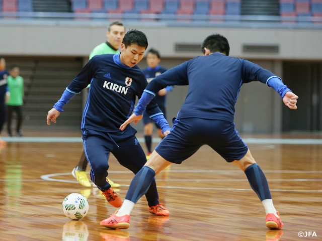 Japan Futsal National Team looking to improve accuracy, gearing up for straight wins ahead of 2nd friendly meeting against Colombia