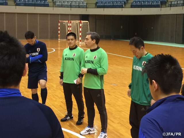 14 Japan Futsal National Team players gather again prior to AFC Futsal Championship