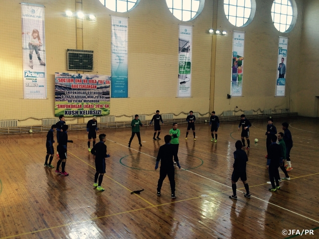 Japan Futsal National Team arrive in Uzbekistan for AFC Futsal Championship