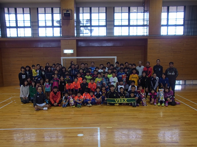 JFAファミリーフットサルフェスティバル 石川県能美郡の川北町武道館に、114人が参加！