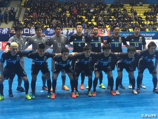 AFCフットサル選手権ウズベキスタン2016　日本代表1-0でカタール代表に勝利