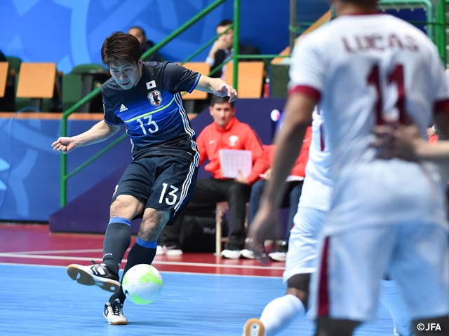 Japan Futsal National Team beat Qatar in their 1st match 1-0!