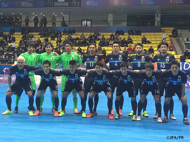AFCフットサル選手権ウズベキスタン2016　日本代表11-1でマレーシア代表に勝利