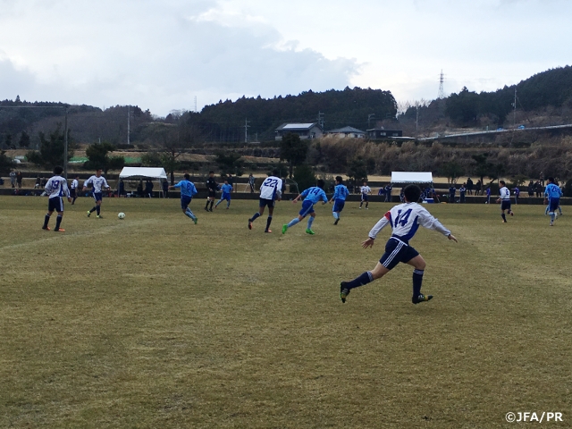 U-16日本代表候補「00ジャパン」　清水エスパルスユース、桐光学園とのトレーングマッチを行う