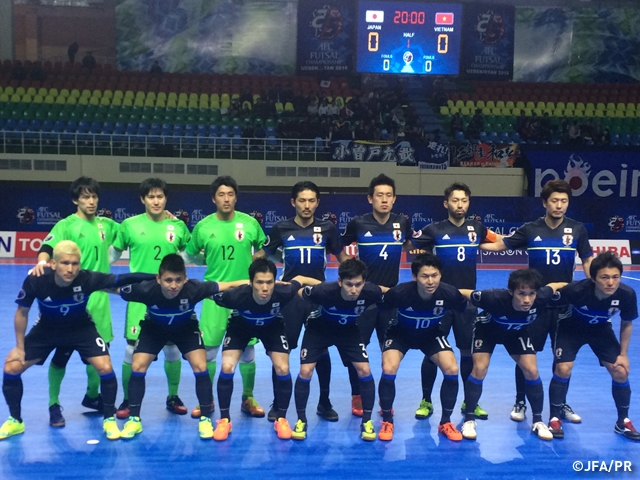 AFCフットサル選手権ウズベキスタン2016　日本代表PK戦の末、ベトナム代表に敗戦