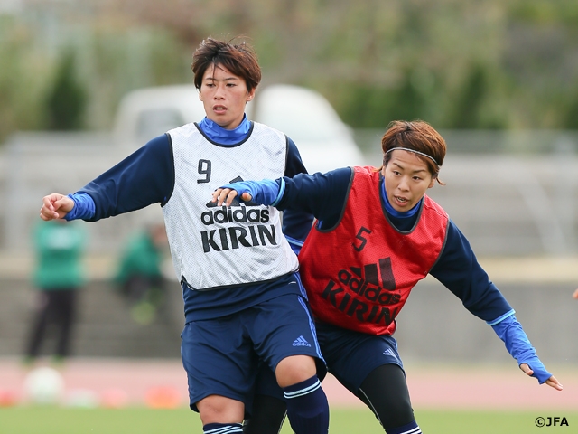 Japan Women's National Team short-listed squad have final training in Okinawa