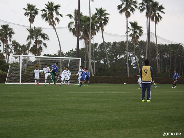 U-20日本女子代表候補　鹿児島情報高校とトレーニングマッチを行なう