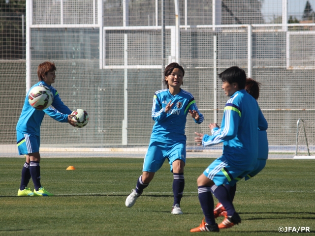 U-23日本女子代表　初戦に向けて実践形式でのトレーニング（3/1）