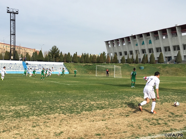 U-16日本代表　中央アジア・日本U-16サッカー交流大会　第2戦 vs U-16トルクメニスタン代表