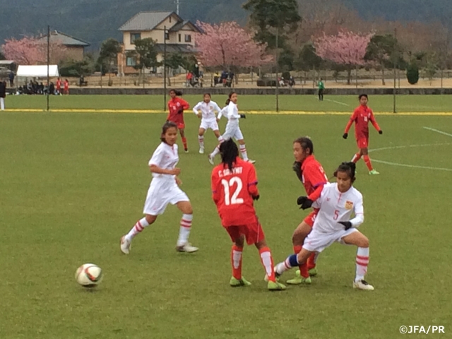 The 2nd day of JENESYS 2015 Japan-ASEAN Girls' U-14 Football Exchange Programme