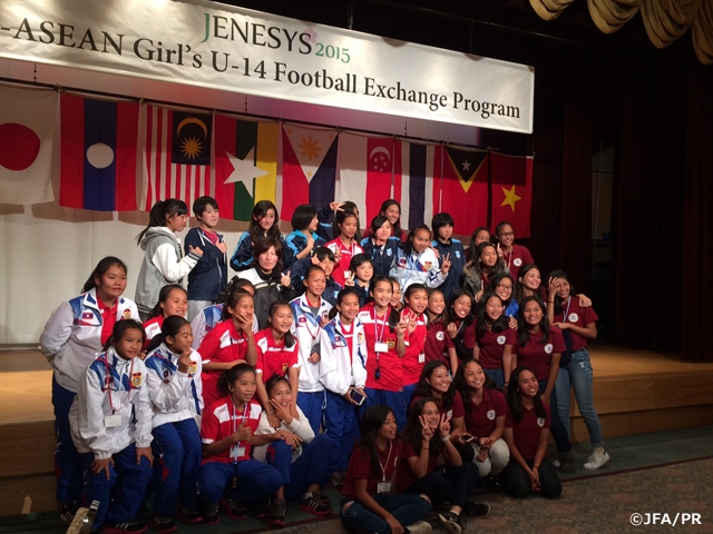 The 3rd day of JENESYS 2015 JAPAN-ASEAN U-14 Girls’ Football Festival