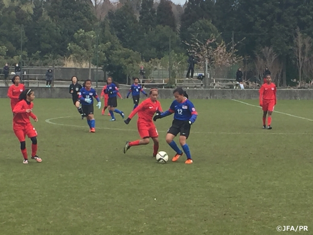 The 5th day of JENESYS 2015 Japan-ASEAN Girls' U-14 Football Exchange Programme