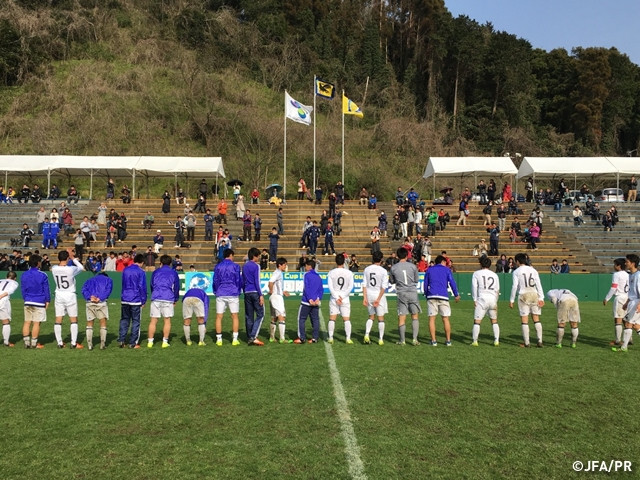 U-17 Japan National team win quarter, semi to advance to final at the SANIX Cup International Youth Soccer Tournament 2016