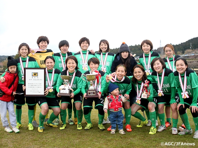 First time competitor UILANI FC got the title of the 27th All Japan Ladies Football Tournament
