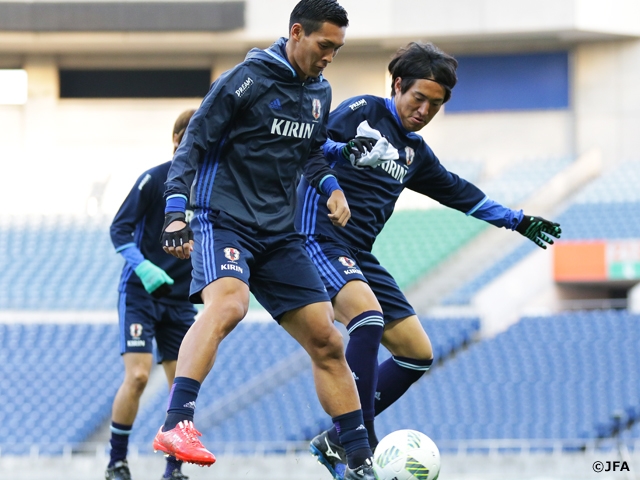 SAMURAI BLUE go through tactics behind closed doors