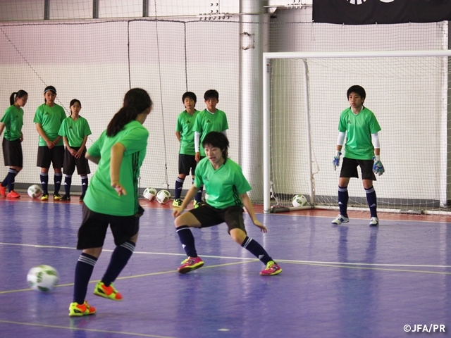 フットサル日本女子選抜　名古屋レディースU15と練習試合