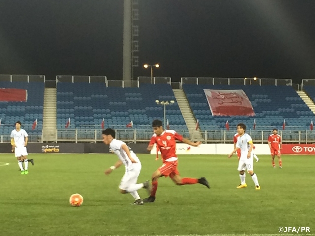 U-19 Japan National Team meet Bahrain in 2nd game of Bahrain U19 Cup