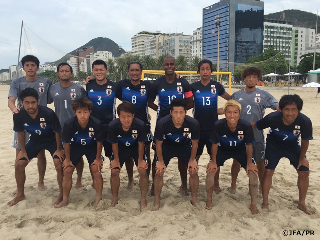 Japan Beach Soccer National Team fall to home side Brazil in training match