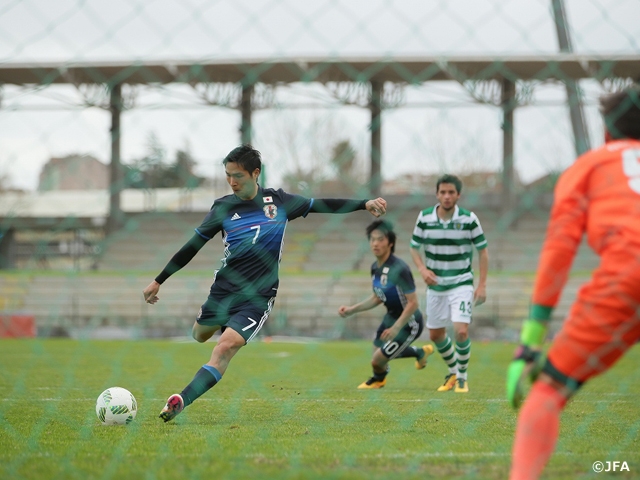 U-23 Japan National Team draw against Sporting CP