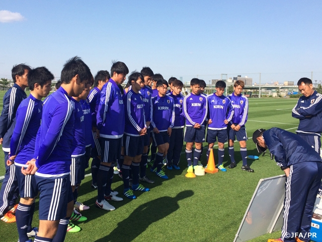 U-19 Japan National Team short-listed squad begin training camp in Osaka