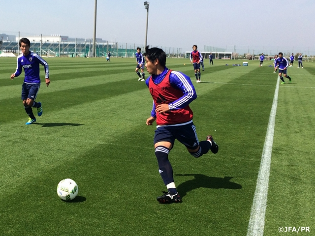 U-19 Japan National Team short-listed squad training camp in Day 2