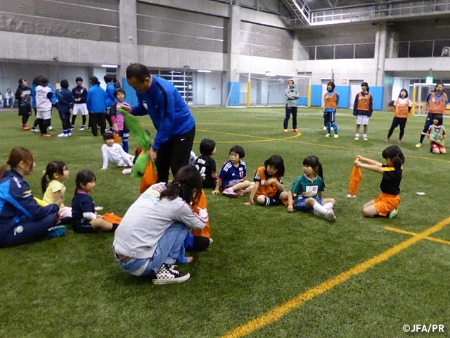 JFAなでしこひろば　ウエンブリーフットボール富山サッカースクール(富山県)で開催