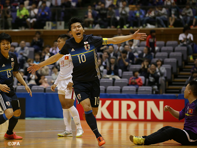 フットサル日本代表7‐0でフットサルベトナム代表に勝利！～フットサル国際親善大会～