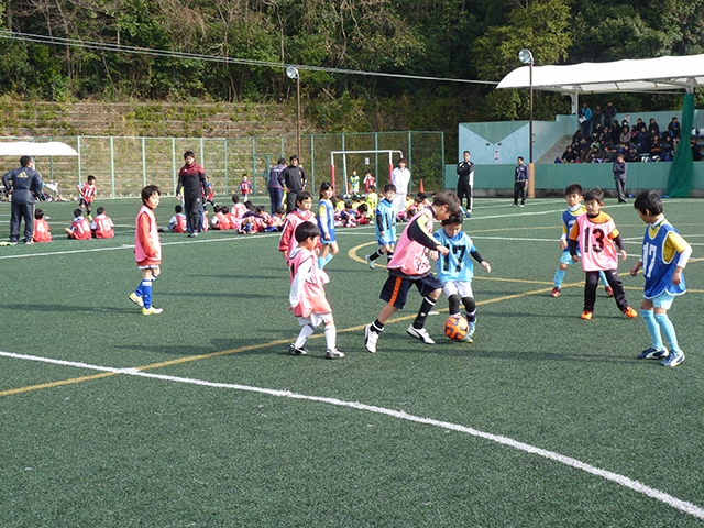 JFAキッズ（U-6/8/10）サッカーフェスティバル 山口県宇部市のココランドフットサルパークに、278人が参加！