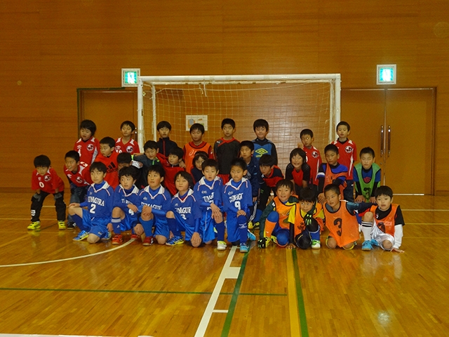 JFAキッズ（U-10）サッカーフェスティバル 福島県郡山市の磐梯熱海スポーツパーク体育館に、126人が参加！