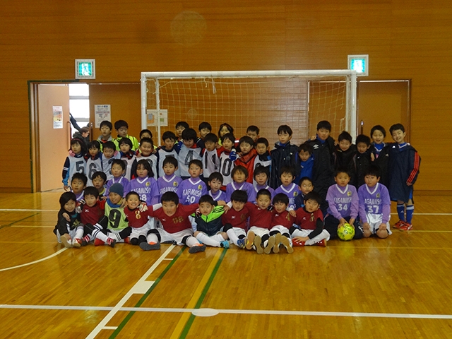 JFAキッズ（U-10）サッカーフェスティバル 福島県郡山市の磐梯熱海スポーツパーク体育館に、135人が参加！