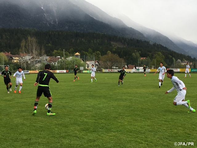 U-15 Japan National Team play 2nd game in the 13th Delle Nazioni Tournament against Mexico