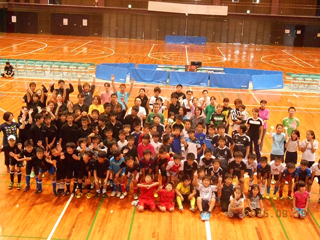 JFAファミリーフットサルフェスティバル 福岡県うきは市のうきは市総合体育館（うきはアリーナ）に、162人が参加！