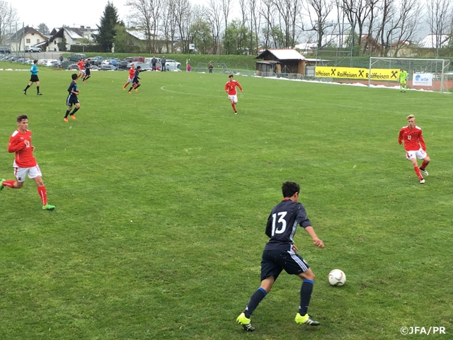 U-15日本代表　第13回デッレナツィオーニトーナメント　第3戦 vs U-15オーストリア代表