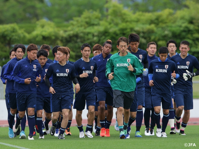 U-23代表チーム、ガーナ戦へ合宿スタート