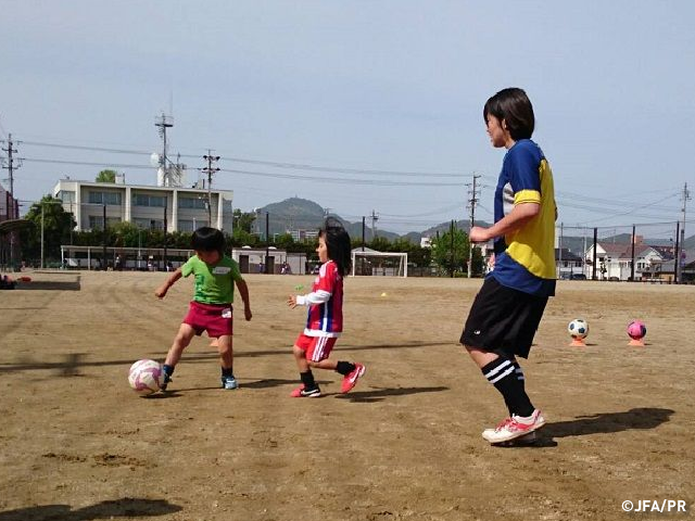 JFAなでしこひろば　JUVEN.FC.FLOR(岐阜県)で開催