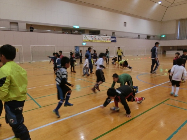 JFAキッズ（U-8/10）サッカーフェスティバル 福井県吉田郡の永平寺緑の村ふれあいセンターに、136人が参加！