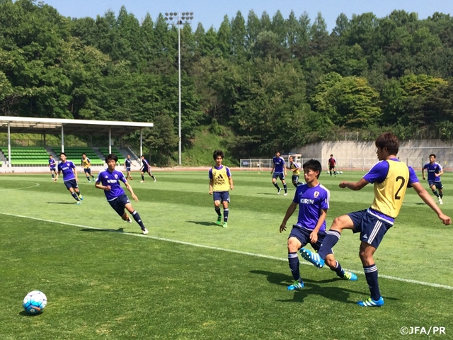 U-19 Japan National Team launched their training for the Suwon JS Cup