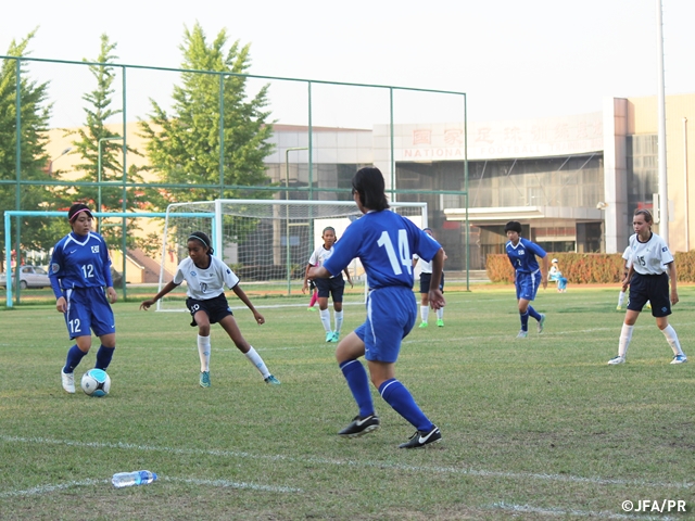 U-14日本女子選抜、大量得点で大会を白星スタート