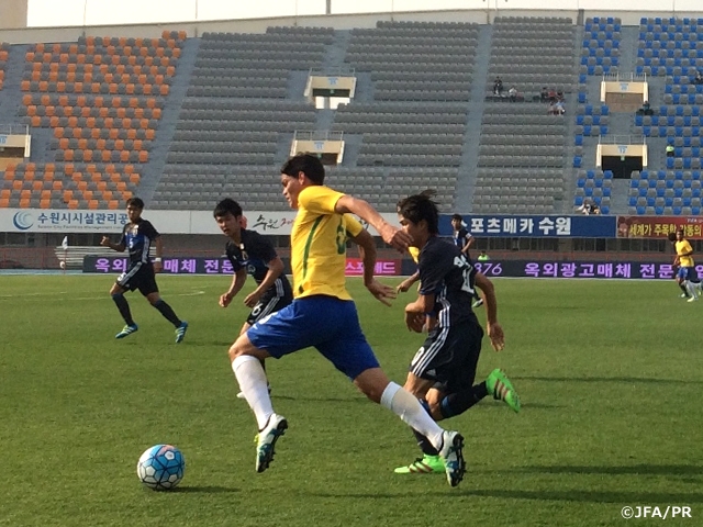 U-19日本代表　SUWON JS CUP 第2戦　マッチレポート　vs．U-19ブラジル代表
