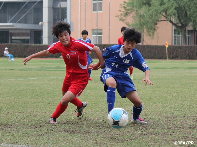 U-14日本女子選抜、朝鮮民主主義人民共和国に敗れ準優勝で大会を終える