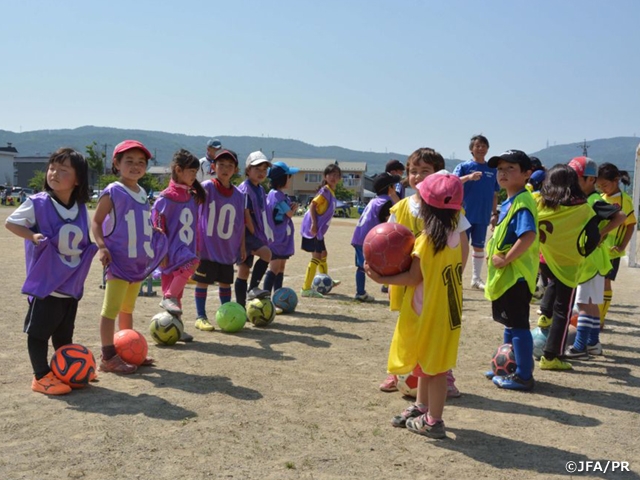 JFAなでしこひろば 諏訪地域少年サッカー連合会少女委員会(長野県)で開催