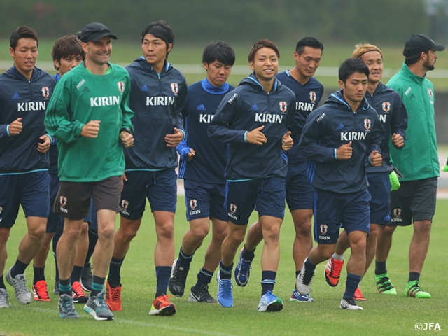 SAMURAI BLUE、キリンカップへ全体合宿スタート